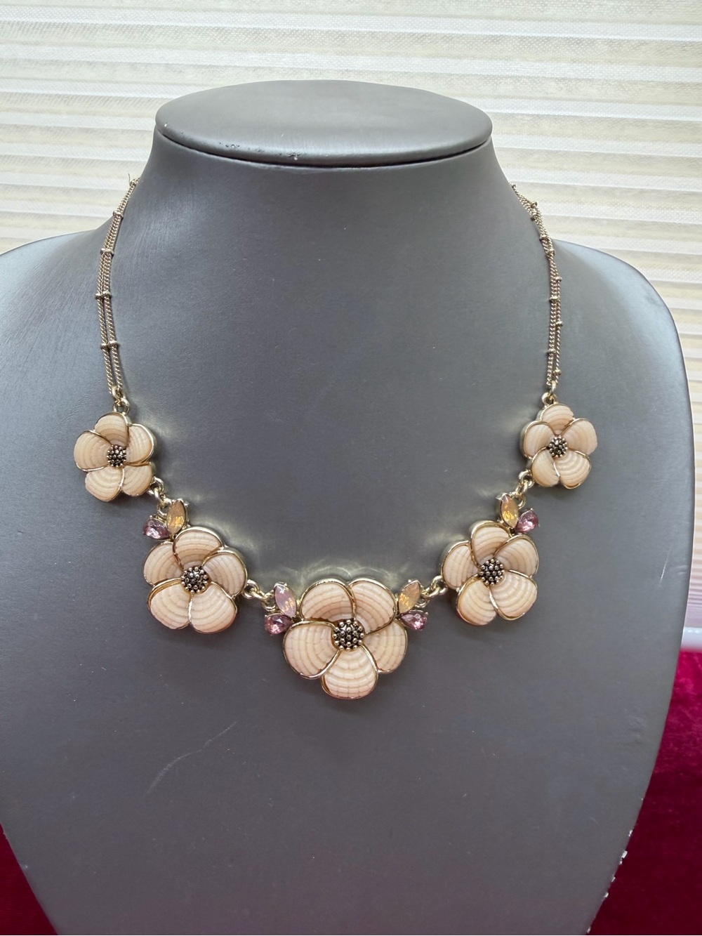 Napier Flower Collar Necklace